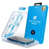 【hoda】iPhone 14 Pro/14 Pro Max 抗藍光滿版玻璃保護貼(附無塵太空艙貼膜神器)