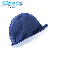 日本製造Siesta岡山牛仔布小圓帽抗UV紫外線防曬遮陽帽130381(日本進口)