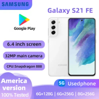 Samsung Galaxy S21 FE 5G G990U1 6.4" 6/128GB 8/256GB Snapdragon 888 NFC Original used Phone