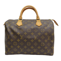 LOUIS VUITTON LV 路易威登 棕色 原花 帆布 Speedy30 手提包 M41108 【二手名牌BRAND OFF】