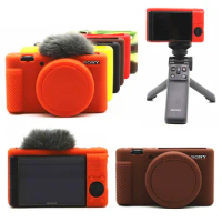 ZV1 Silicone Soft Armor Skin Body Case Cover Protector Camera Bag For Sony ZV-1 Digital Cameras