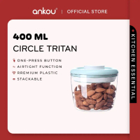 ANKOU Used Airtight Food & Baby Snacks Tritan (400ml) - Tritan Airtight Container