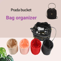 【Soft and Light】Bag Organizer Insert For Prada Duet Re-nylon Bucket Organiser Divider Shaper Protector Compartment Inner
