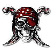 Reflective Pirate Skull Jolly Roger Car Stickers Bumper Bodywork Windshield Cover Scratches Accessories PVC Toolbox Decals