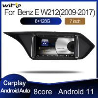 wit-up For Benz E W212 A212 S212 2009-2017 7" Touchscreen Android 11 Radio Aftermaket GPS Navi CarPlay Autoradio Car Stereo wit