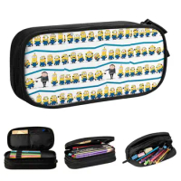 Minions Gru &amp; Minions Line-Up Pencil Case Classic Pen Holder Bag Student Large Storage Students School Gifts Pencil Box