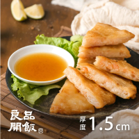 【良品開飯】產地系列 基隆崁仔頂 1.5cm超級特厚 月亮蝦餅1片(每片360g 重量級厚片 泰式泰味)