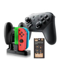 【Nintendo 任天堂】Switch PRO控制器 台灣公司貨 +控制器充電座