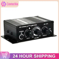 12V Audio Amplifier Mini 400W HIFI Digital Stereo Audio Amplifier FM Amplificador In AMP Car Home Radio Theater Microphone