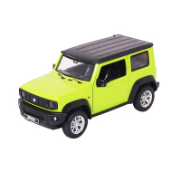 【KIDMATE】1:26合金車 Suzuki Jimny 2018綠(正版授權 迴力車模型玩具車 越野車)