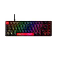 Hyper X Alloy Origins 65 Percent Mechanical Gaming Keyboard, Mechanical Keyboard Gaming Black with Linear/Tactile