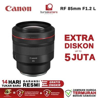BKP Canon RF 85mm f1.2L USM Lensa Kamera HITAM Garansi Resmi HITAM