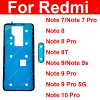 Rear Camera Sticker Touch ID &amp; Back Battery Housing Cover Adhesive Glue For Xiaomi Redmi Note 10 9 9s 8 8T 7 Pro Note 9 Pro 5G
