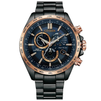 CITIZEN星辰 GENT S系列 亞洲限定 光動能 電波計時腕錶 禮物推薦 畢業禮物 45mm/CB5956-89L