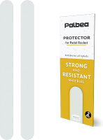 ตัวป้องกันแร็กเกต Padel โปร่งใส-แพ็ค1/2/3/5-เทปเฟรมหยาบและน้ำหนักเบาตัวป้องกันขอบทนทานและเปลี่ยนได้ง