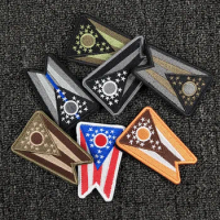 Embroidered Country Flag Patches Army Badge Patch 3D Tactical