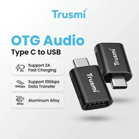 Trusmi CA01-03 Adapter Type C ke USB A 3.2 β OTG Converter Cas & Transfer Data Cepat HP & Laptop