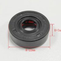 1x 22mm*8mm*7mm Black Oil Seal Ring Wearable Breadmaker Sorbet Machine blender Repair Parts For LG samsung Philips ACA......