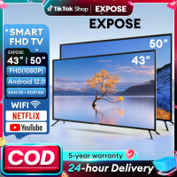 EXPOSE Skrin definisi tinggi Android 12.0 Memori besar Android TV Smart TV 19/22/24/32/43/50/55 inci