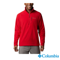 Columbia 哥倫比亞 男款 - 刷毛半開襟上衣-紅色 UXE64100RD / FW22