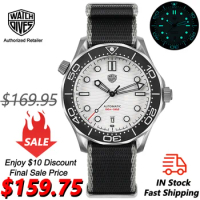 Watchdives WD007 Nttd Watch NH35 Automatic Movement 007 titanium Style Watches BGW9 Luminous Domed Sapphire Crystal Wristwatch