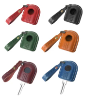 Car Key Case Shell Cover Leather Lock Opener For Peugeot Django 150 Scooter Leather Key Chain Rope