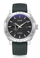 Expedition Expedition Limited Edition Jam Tangan Automatic Pria Black Dial Silicone + Nylon Strap - 6385 BANSSBA