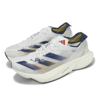 【adidas 愛迪達】競速跑鞋 Adizero Adios Pro 3 W 女鞋 灰 藍 緩震 回彈 運動鞋 愛迪達(IG6424)
