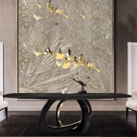 Italian Home Luxury Dining Table High-End Marble Furniture