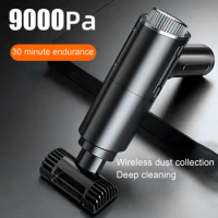 Car Vacuum Cleaner Handheld Mini Vacuum Cleaners 120W Rechargeable Wireless Vacuums Cleaner with LED Light for Pet Hair Dust