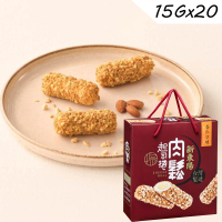 新東陽 肉鬆起司捲禮盒300g(芝麻/杏仁)