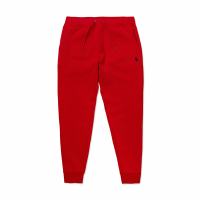 Polo Ralph Lauren RL 熱銷刺繡小馬棉長褲-紅色