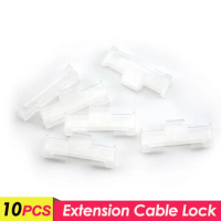 10PCS Servo Extension Safety Cable Wire Lead Lock Keeper Buckle L30mm×W6mm×H12mm For RC Airplane Boat Helicopter