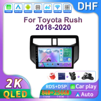 DHF 9" Android 13 Carplay For Toyota Rush 2018-2020 Wireless Multimedia Video Player Car Radio 4G Navigation GPS 2 Din Head Unit