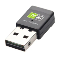USB WIFI Adapter WIFI Dongle AC600Mbps Free Driver High Speed USB Wireless Adaptor for Desktop Laptop