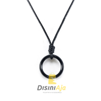 Kalung Tali Liontin Ring Manau Laki-laki Perempuan