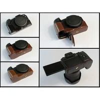Genuine Real Leather Half Camera Case Grip hand strap for Canon EOS RP