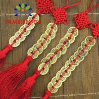 COIN FENG SHUI COIN TALI MERAH KEBERUNTUNGAN