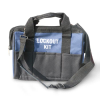 Personal Pouch Portable Lockout Kit Wireman Safety Single-shoulder Bag LOTO Lockset Tools Storage Maintenance Worker Operationer