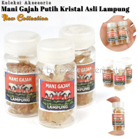 Batu Mineral Mani-Gajah Putih Kristal Asli Lampung Per Botol