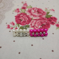3pcs bross dagu mutiara//bross dagu hijab//bross dagu fashion hijab Mutiara Putih