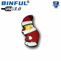 BINFUL USB 3.0 Authentic Christmas old man usb flash drive 4GB 8GB 16G 32G 64G 128G 256GB pen drive usb memory stick u disk Gift
