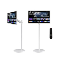 【LG 樂金】HoMIE機Pro2 32SR75U-W智慧聯網螢幕+移動支架組合(32型/webOS/AirPlay2/IOT操控)