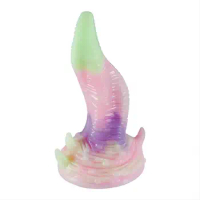 Luminous Dildo Anal Sex Toys for Women Men Colourful Glowing Dildo Huge Monster Dildo Butt Plug Fluorescent Silicone Anal Plugs