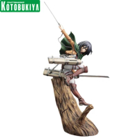 Stock Genuine Original KOTOBUKIYA Mikasa·Ackerman Attack on Titan Action Anime Figure Collectible Model Dolls Statuette Ornament