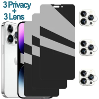Privacy Glass For iPhone 14 Pro Max Tempered Glass iPhone 14 Pro ProMax Film Smartphone 9H Hard Anti-Spy Glare Screen Protector iPhone 14 Plus Prevent Peeping Protective Glasses iPhone14 iPhone14 Pro Max