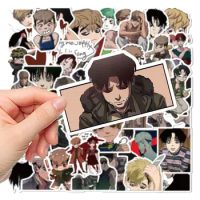 50Pieces Korean Comic Book Killing Stalking Sha Lu Gen Zong Card Sticker Hand Account Seld-Stickers