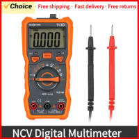 RICHMETERS RM113D NCV Digital Multimeter 6000 Counts Auto Ranging AC/DC Voltage Temperature Measuring Meter Flash Light