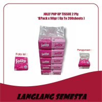 Tissue JOLLY Pop Up Multipurpose 90gr ISI 10 Pack 200 sheet