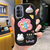 เคสสำหรับ Samsung Galaxy A15 5G A15 A14 5G A25 5G A24 M34 F34 A54 A35 5G เคสโทรศัพท์กระต่ายผีเสื้อกุ